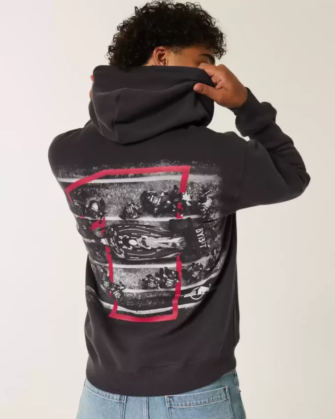 Relaxed Oracle Red Bull Racing Graphic Hoodie