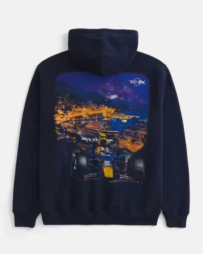 Relaxed Oracle Red Bull Racing Graphic Hoodie