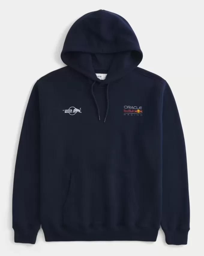 Relaxed Oracle Red Bull Racing Graphic Hoodie