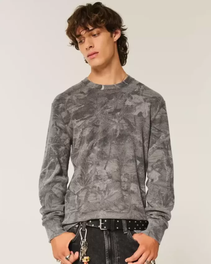 Relaxed Thermal Long-Sleeve Camo Crew Shirt Relaxed Thermal Long-Sleeve Camo Crew Shirt