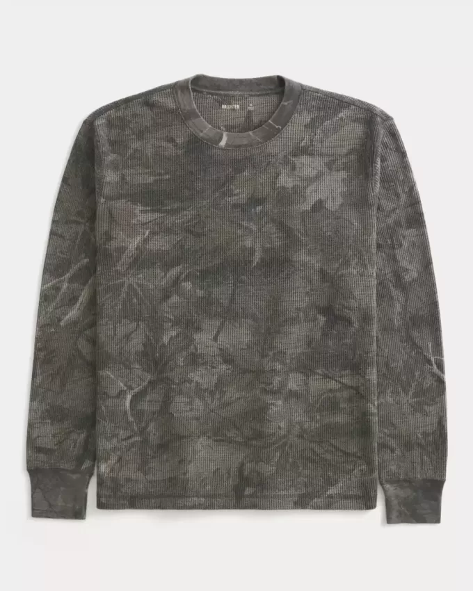 Relaxed Thermal Long-Sleeve Camo Crew Shirt Relaxed Thermal Long-Sleeve Camo Crew Shirt