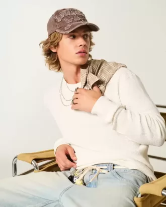 Relaxed Thermal Long-Sleeve Crew Shirt