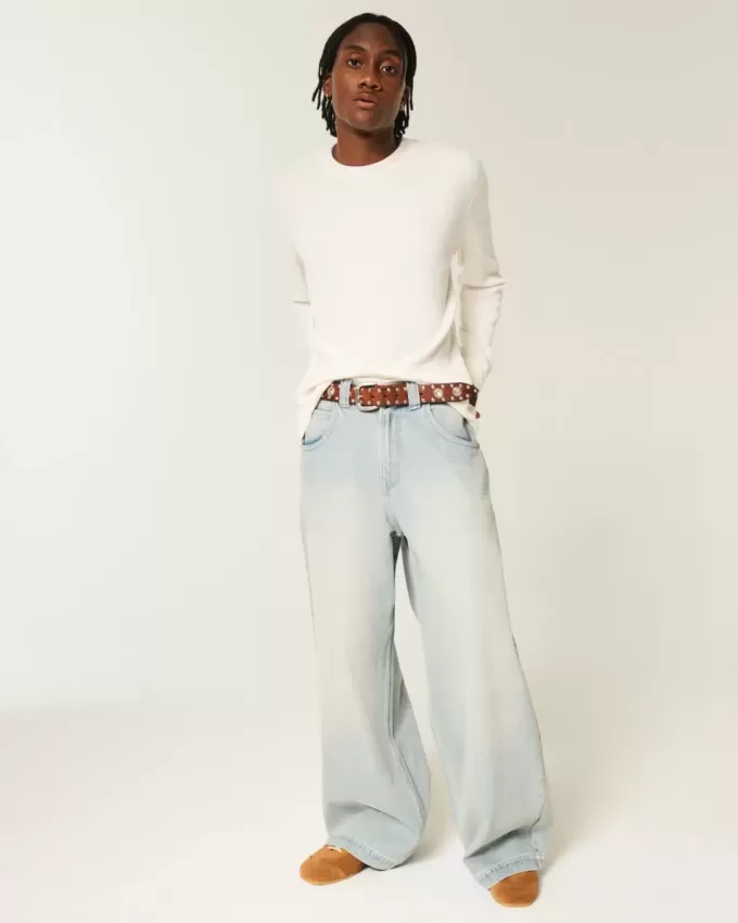 Relaxed Thermal Long-Sleeve Crew Shirt