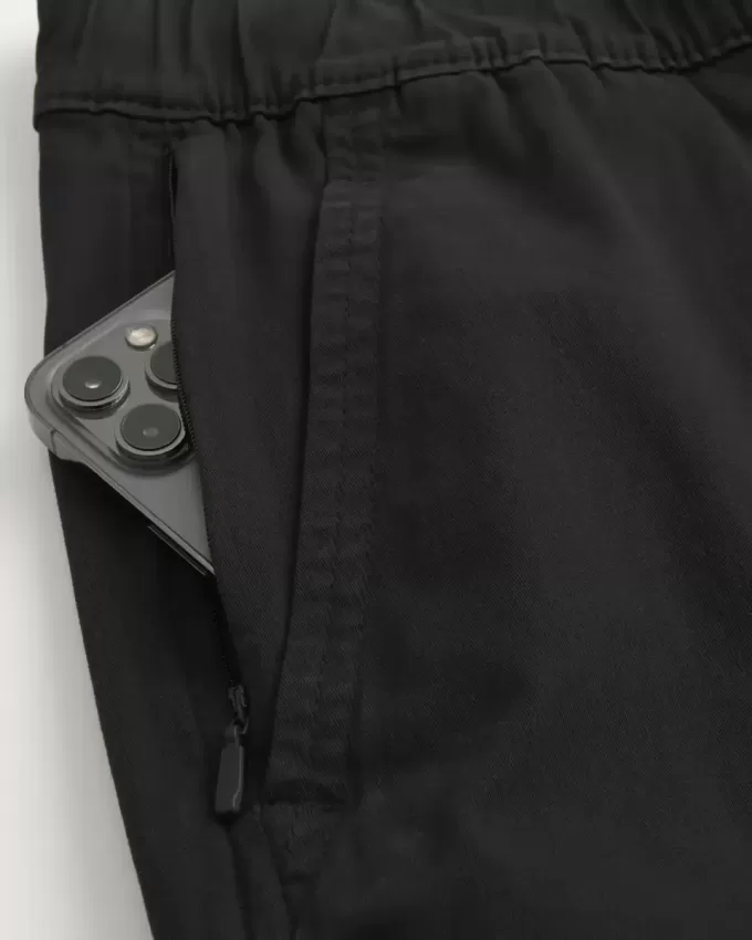 Relaxed Twill Cargo Joggers