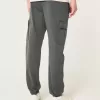 Relaxed Twill Cargo Joggers
