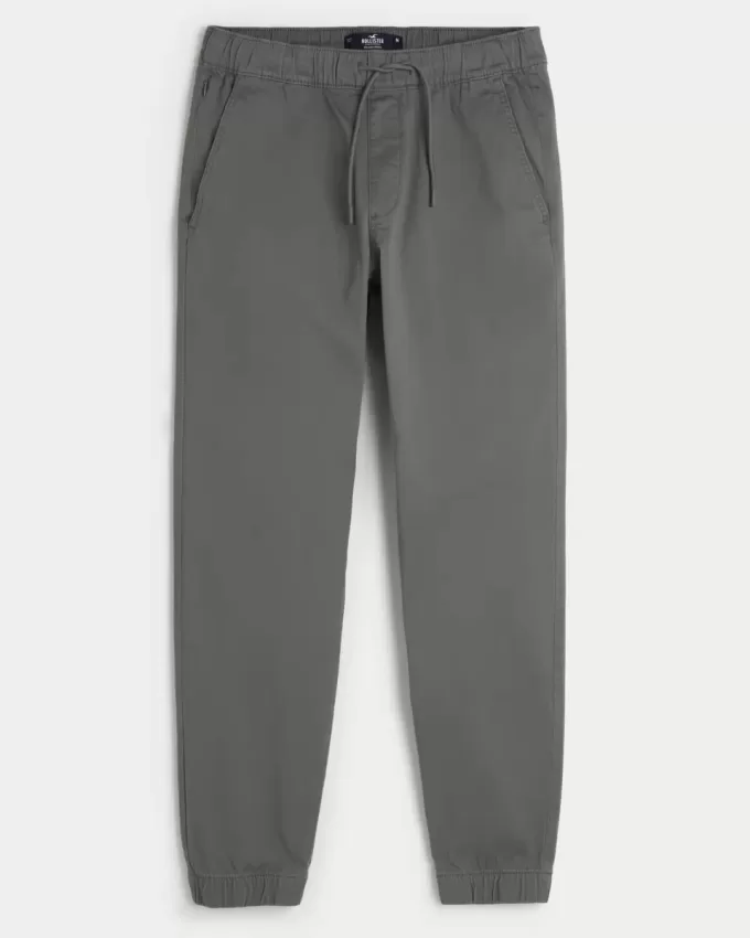 Relaxed Twill Joggers