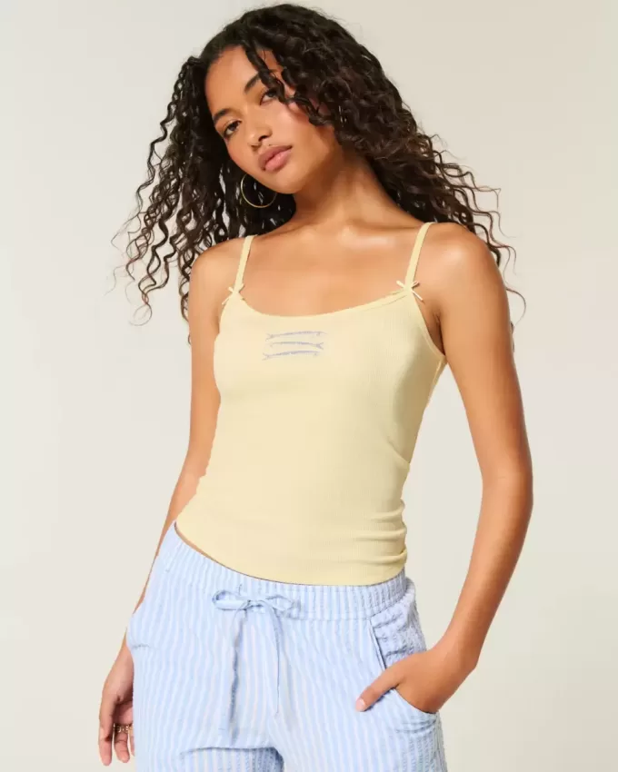 Ribbed Fish Graphic Cami Ribbed Fish Graphic Cami