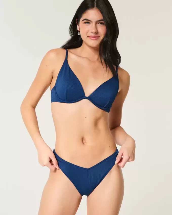 Ribbed High-Leg Cheekiest Bikini Bottom Ribbed High-Leg Cheekiest Bikini Bottom