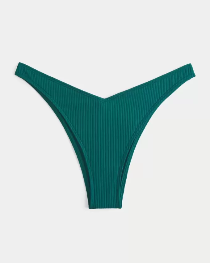 Ribbed High-Leg Cheekiest Bikini Bottom Ribbed High-Leg Cheekiest Bikini Bottom