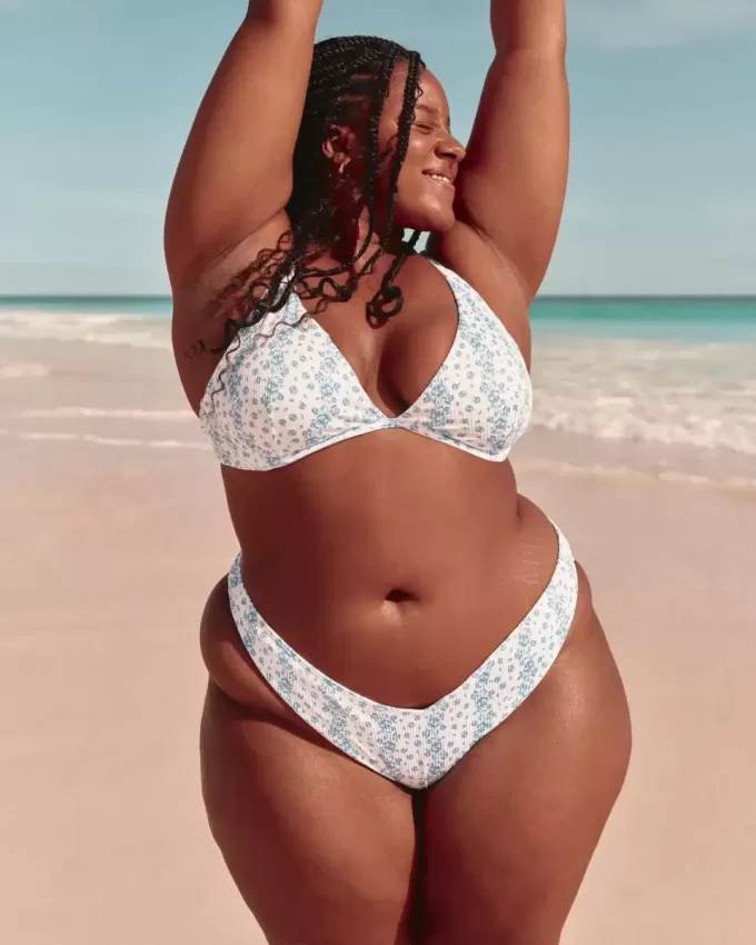 Ribbed High-Leg V-Waist Cheekiest Bikini Bottom Ribbed High-Leg V-Waist Cheekiest Bikini Bottom