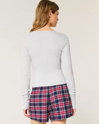 Ribbed Los Angeles Graphic Henley