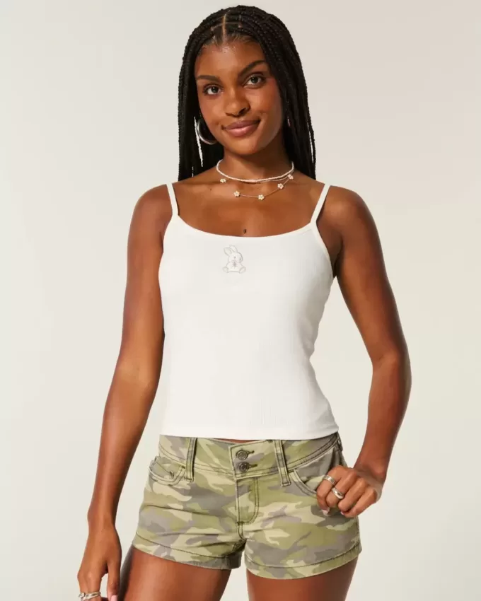 Ribbed Rabbit Graphic Cami Ribbed Rabbit Graphic Cami