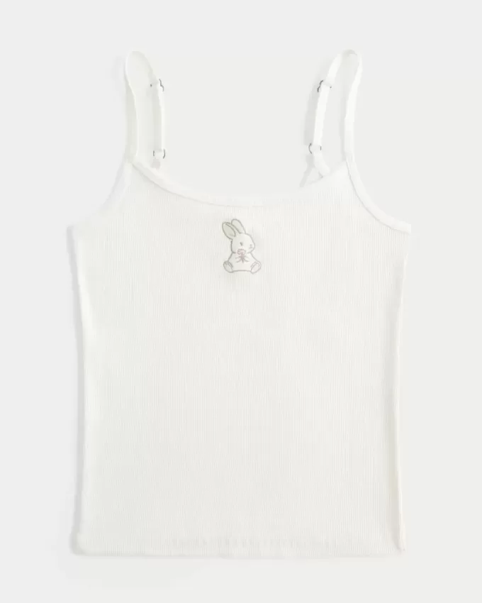 Ribbed Rabbit Graphic Cami Ribbed Rabbit Graphic Cami
