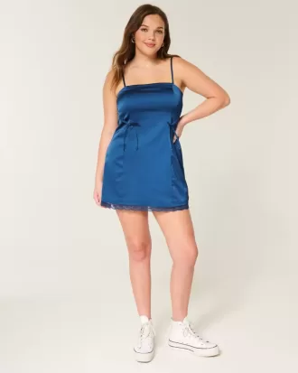 Satin Strapless Bow Bodycon Dress Satin Strapless Bow Bodycon Dress