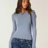 Seamless Fabric Long-Sleeve Crew Top Seamless Fabric Long-Sleeve Crew Top