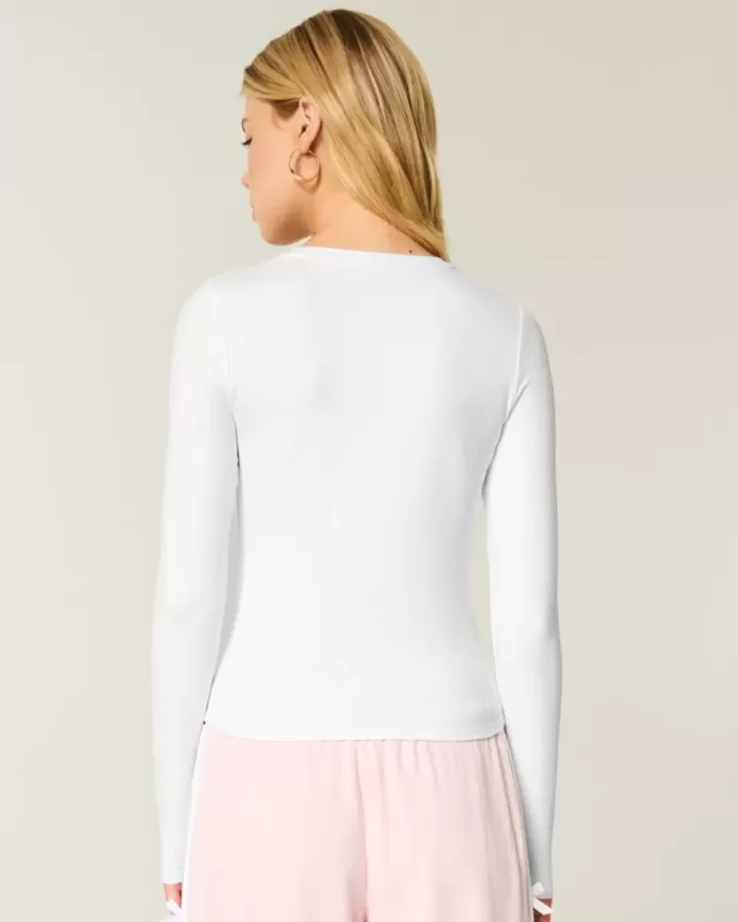 Seamless Fabric Long-Sleeve Crew Top Seamless Fabric Long-Sleeve Crew Top