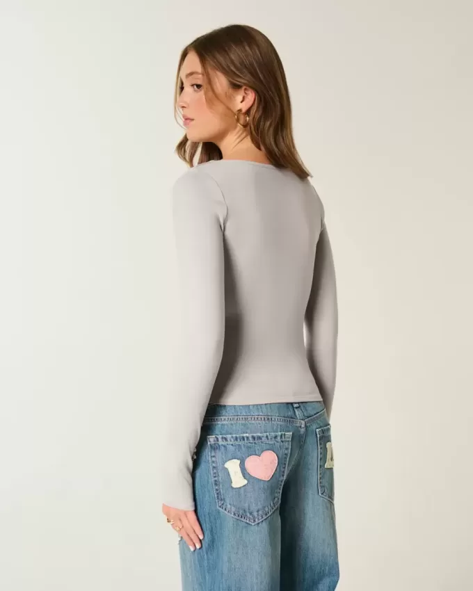 Seamless Fabric Scoop Top Seamless Fabric Scoop Top