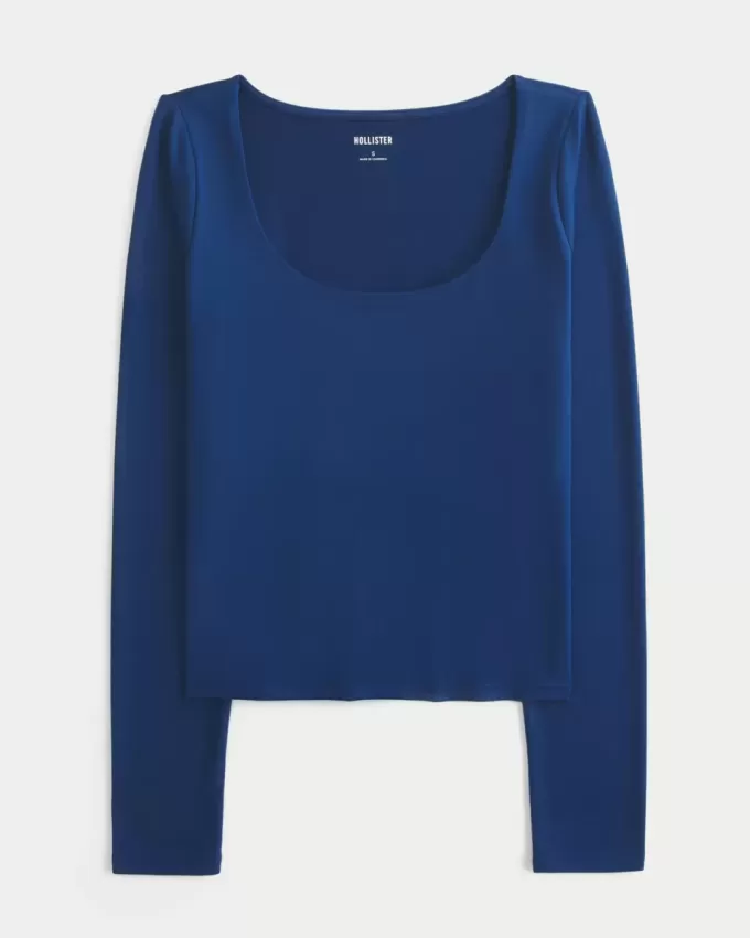 Seamless Fabric Scoop Top Seamless Fabric Scoop Top