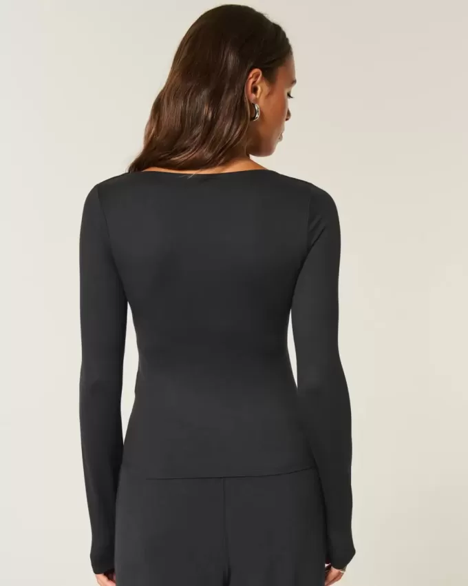 Seamless Fabric Scoop Top Seamless Fabric Scoop Top