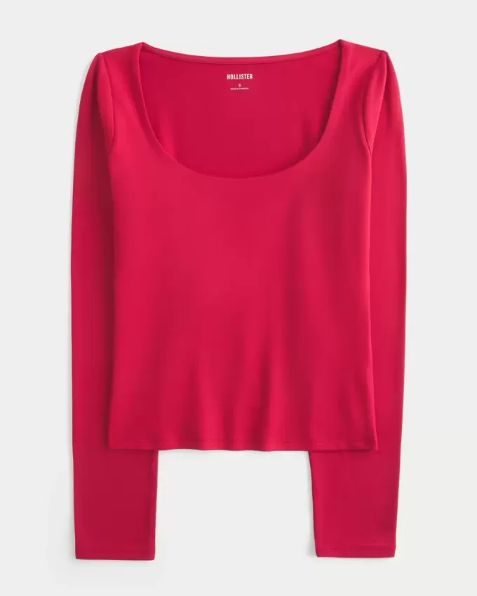 Seamless Fabric Scoop Top