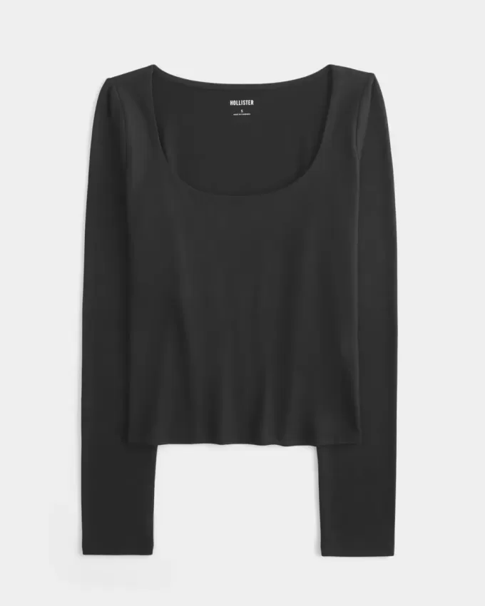 Seamless Fabric Scoop Top Seamless Fabric Scoop Top