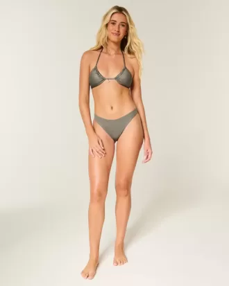 Shimmer Multi-Way Triangle Bikini Top