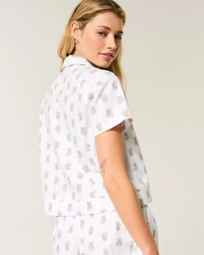 Short-Sleeve Grad Bear Sleep Shirt Short-Sleeve Grad Bear Sleep Shirt