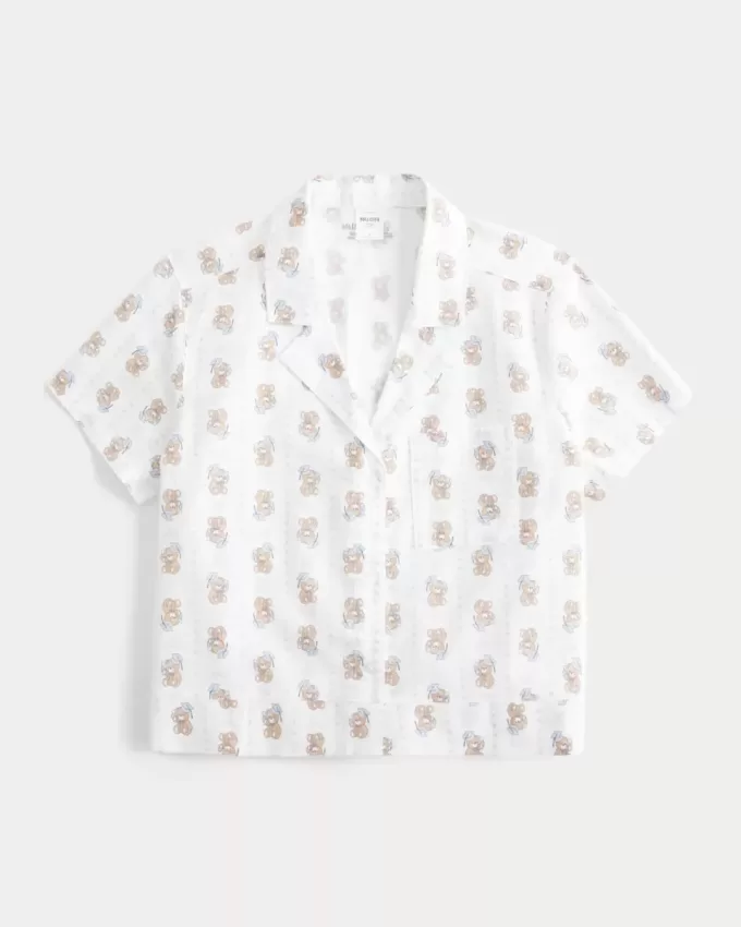 Short-Sleeve Grad Bear Sleep Shirt Short-Sleeve Grad Bear Sleep Shirt