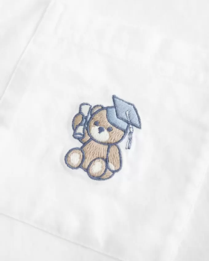 Short-Sleeve Grad Bear Sleep Shirt Short-Sleeve Grad Bear Sleep Shirt