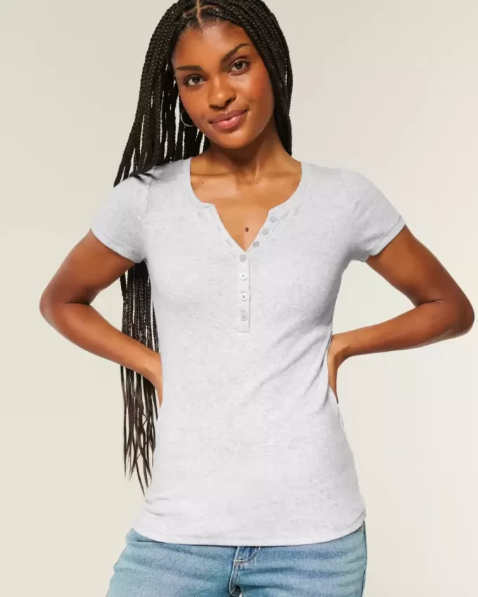 Short-Sleeve Henley Short-Sleeve Henley