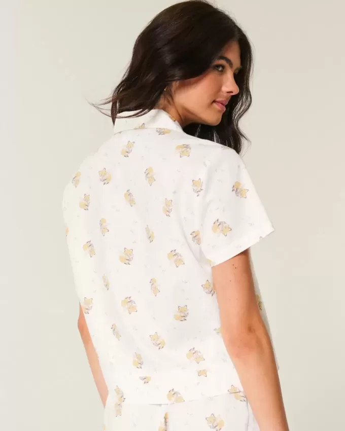 Short-Sleeve Oxford Cotton Shirt Short-Sleeve Oxford Cotton Shirt