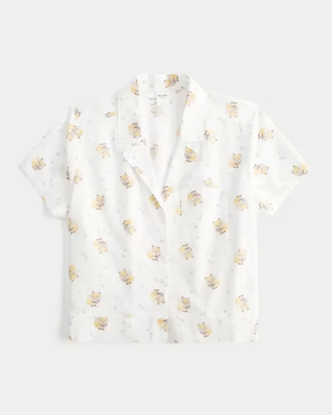 Short-Sleeve Oxford Cotton Shirt Short-Sleeve Oxford Cotton Shirt