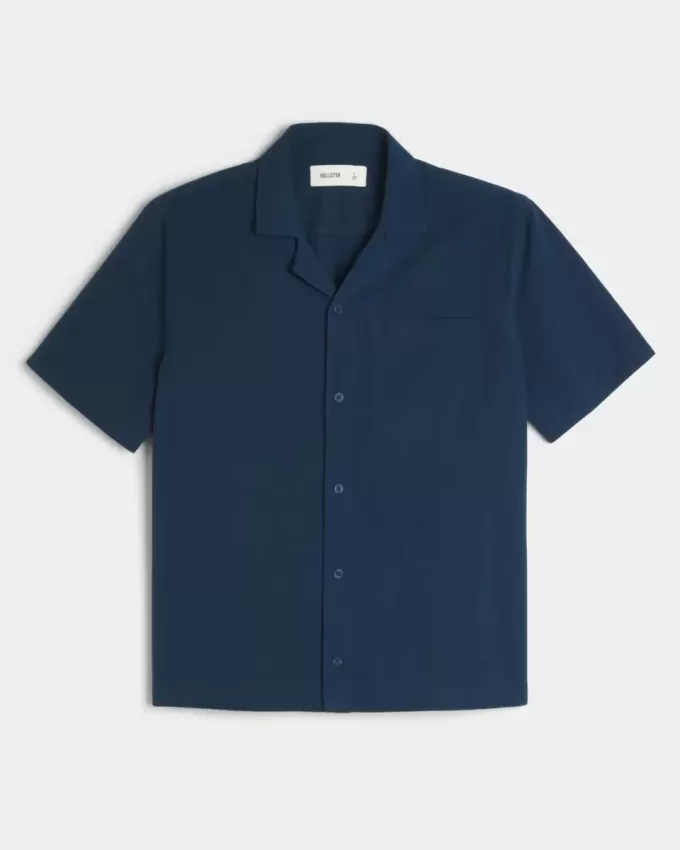 Short-Sleeve Seersucker Pocket Shirt Short-Sleeve Seersucker Pocket Shirt