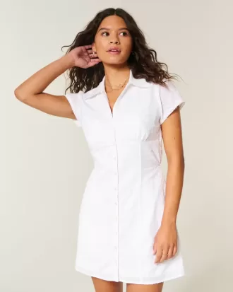 Short-Sleeve Shirt Dress Short-Sleeve Shirt Dress