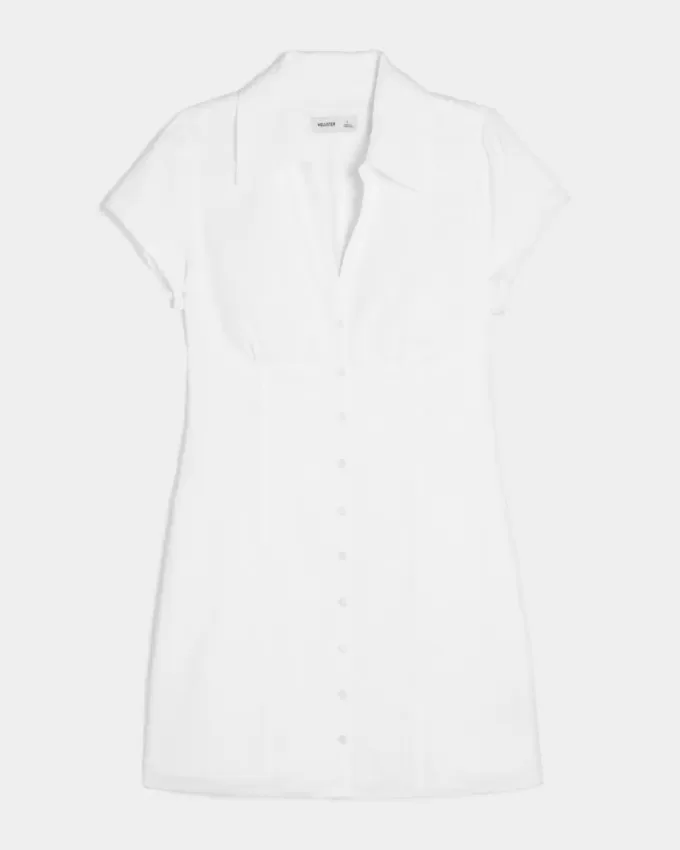 Short-Sleeve Shirt Dress Short-Sleeve Shirt Dress