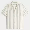 Short-Sleeve Textural Stripe Shirt Short-Sleeve Textural Stripe Shirt