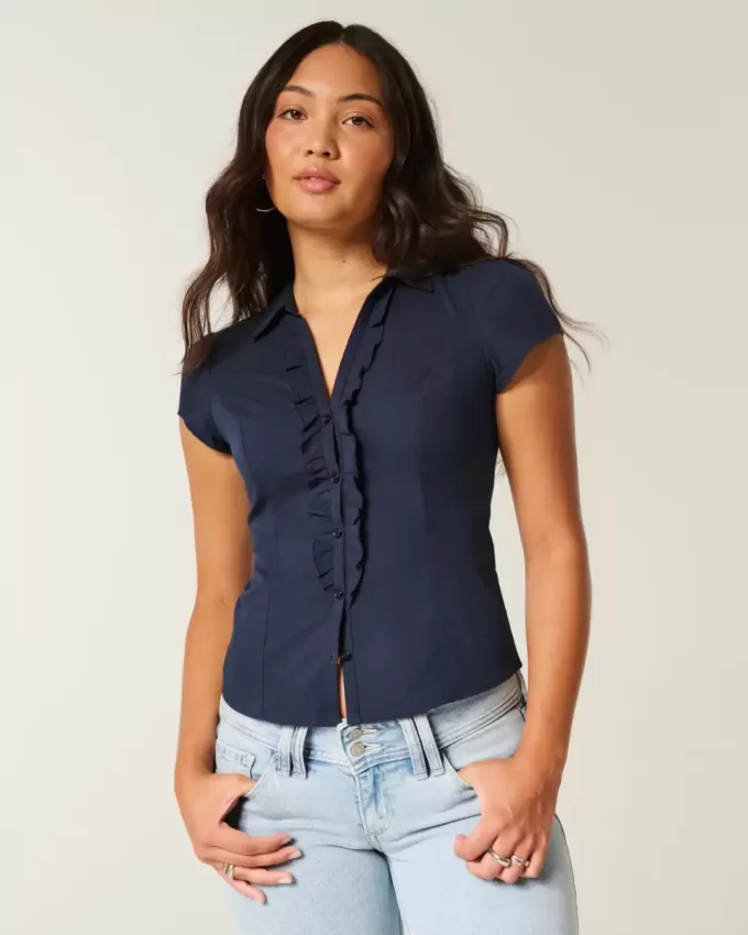 Short-Sleeve Tuxedo Shirt Short-Sleeve Tuxedo Shirt