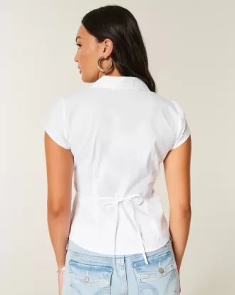 Short-Sleeve Tuxedo Shirt