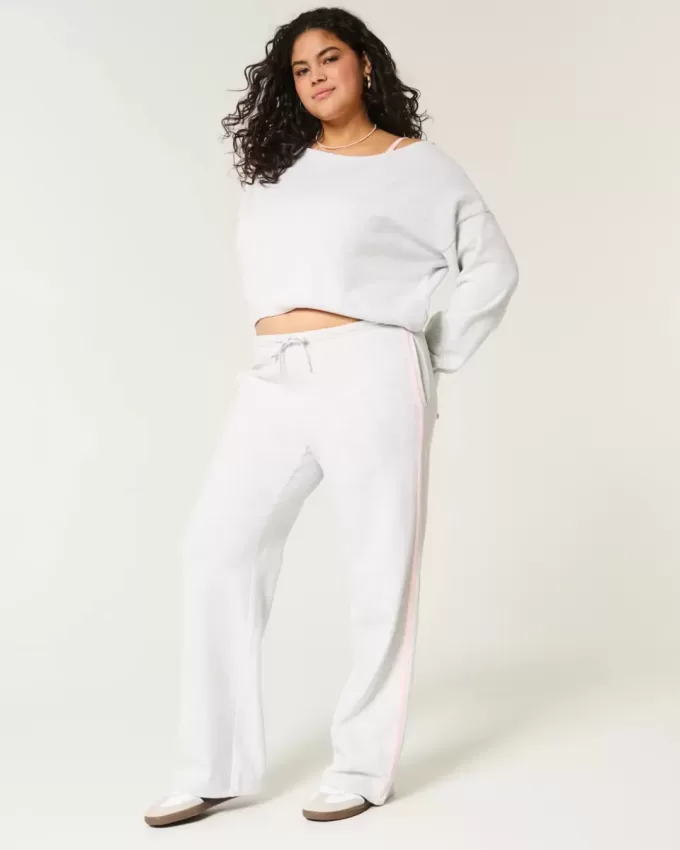 Side-Stripe Straight Sweatpants Side-Stripe Straight Sweatpants