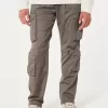 Slim Straight Cargo Pants