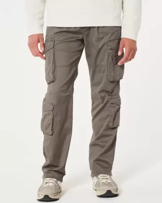Slim Straight Cargo Pants
