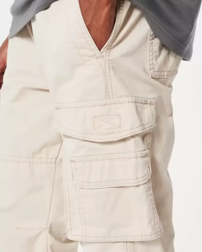 Slim Straight Cargo Pants