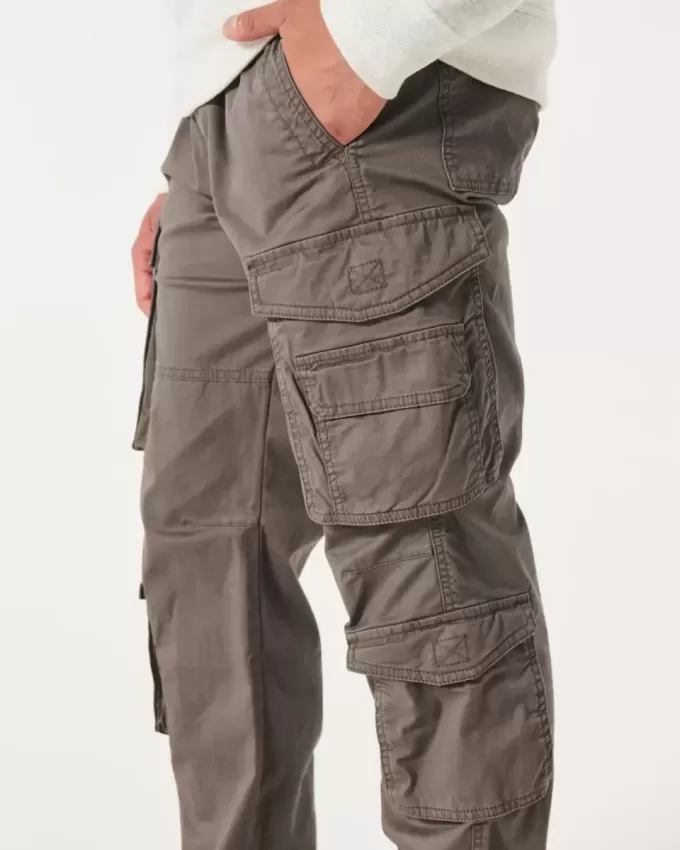 Slim Straight Cargo Pants