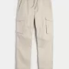 Slim Straight Cargo Pants
