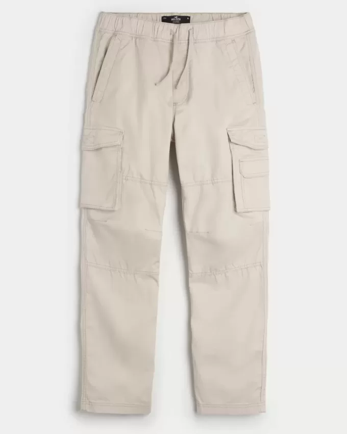 Slim Straight Cargo Pants