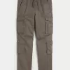 Slim Straight Cargo Pants