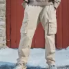 Slim Straight Cargo Pants