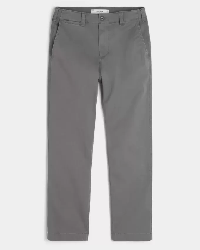 Slim Straight Chino Pants