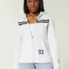Slim Striped Zip-Up Hoodie Slim Striped Zip-Up Hoodie