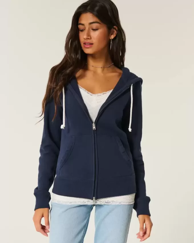 Slim Zip-Up Hoodie Slim Zip-Up Hoodie